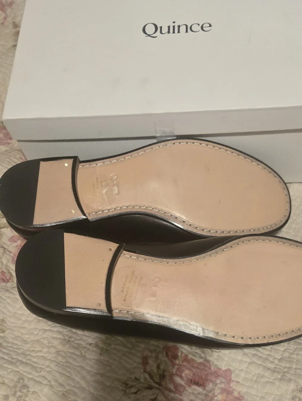 New Quince Black Calfskin Leather Horsebit Loafer - Mens Size 10